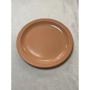 Vintage DALLAS WARE  P-42 CORAL PINK MELAMINE 9 INCH PLATE USA